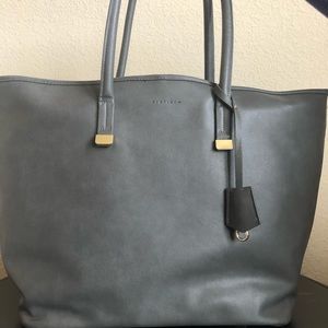 Leather laptop bag